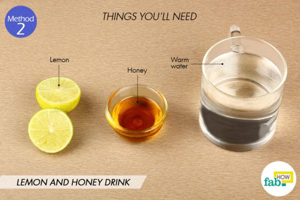 Lemon honey drink things need