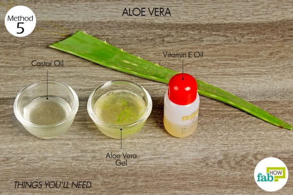 things you'll need to use aloe vera for thick and long eyelashes