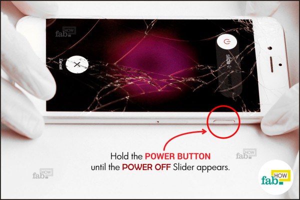 hold power button