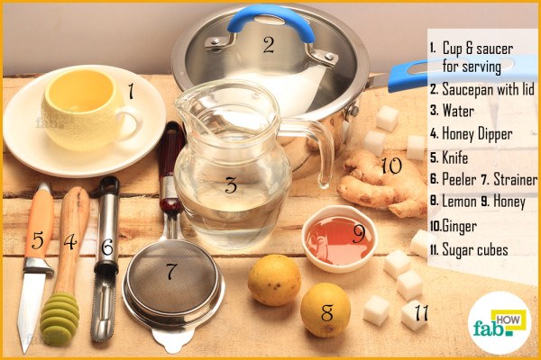 simple ginger tea things you need