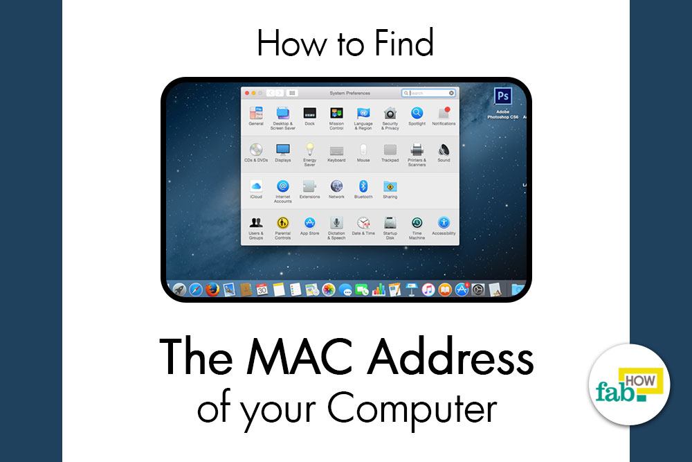 Find MAC address