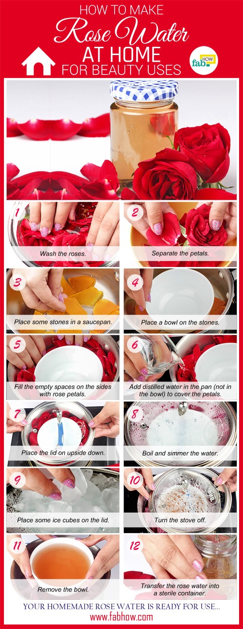 DIY recipe to make rose water at home