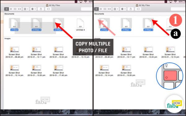 Selecting multiple images