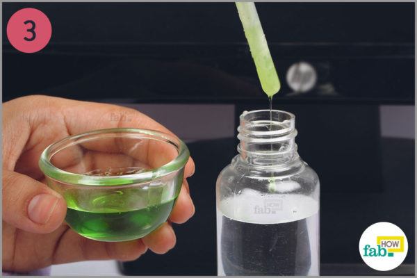 Mix in dishwashing liquid