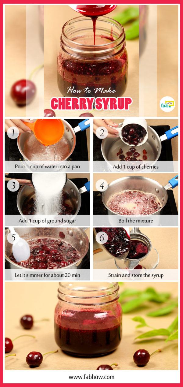 how to make cherry syrup 