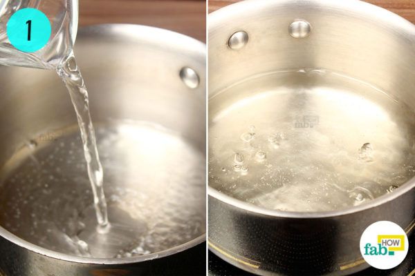 Bring the water to a boil