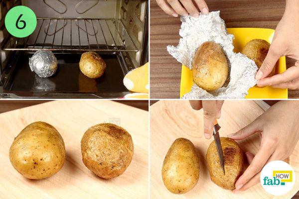 Take out the potatoes
