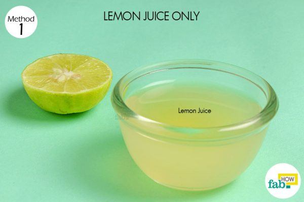 lemon juice for dark spots things need 