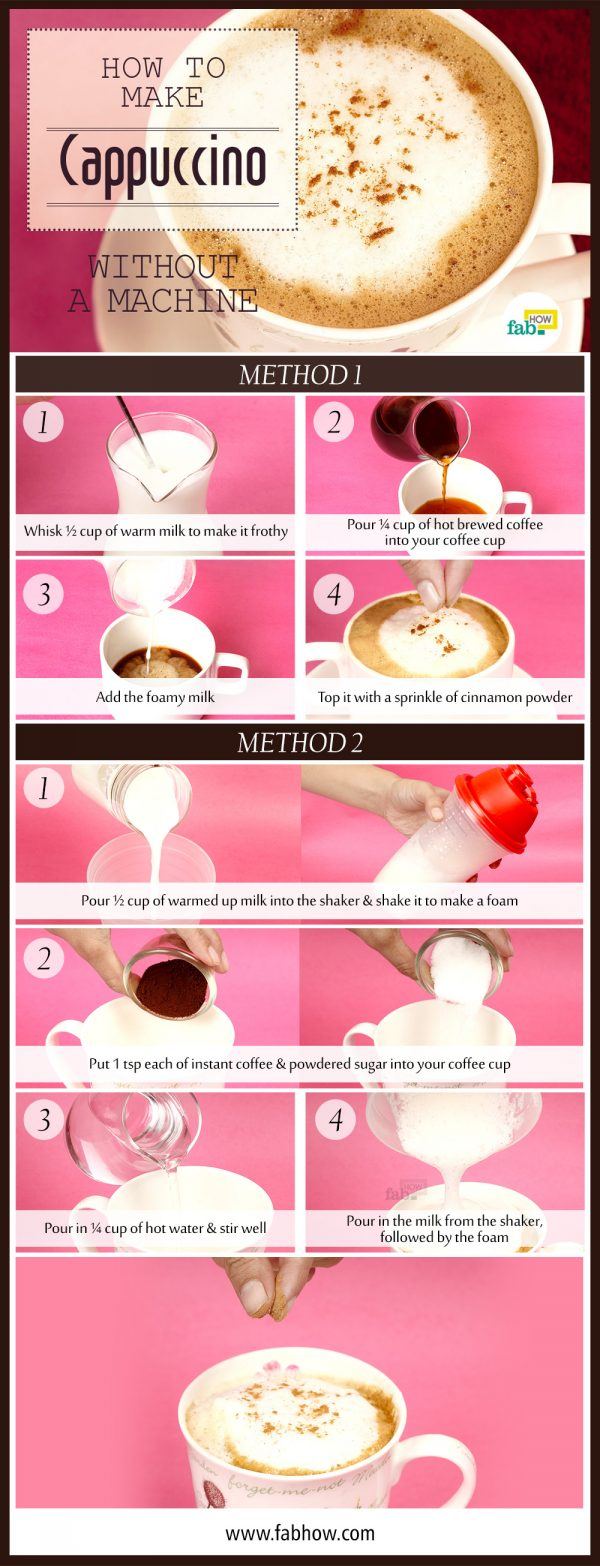 how to make cappuccino 