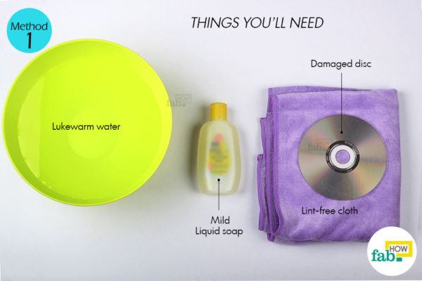 Wash CD things need