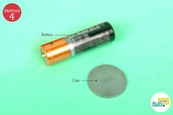 coin and battery