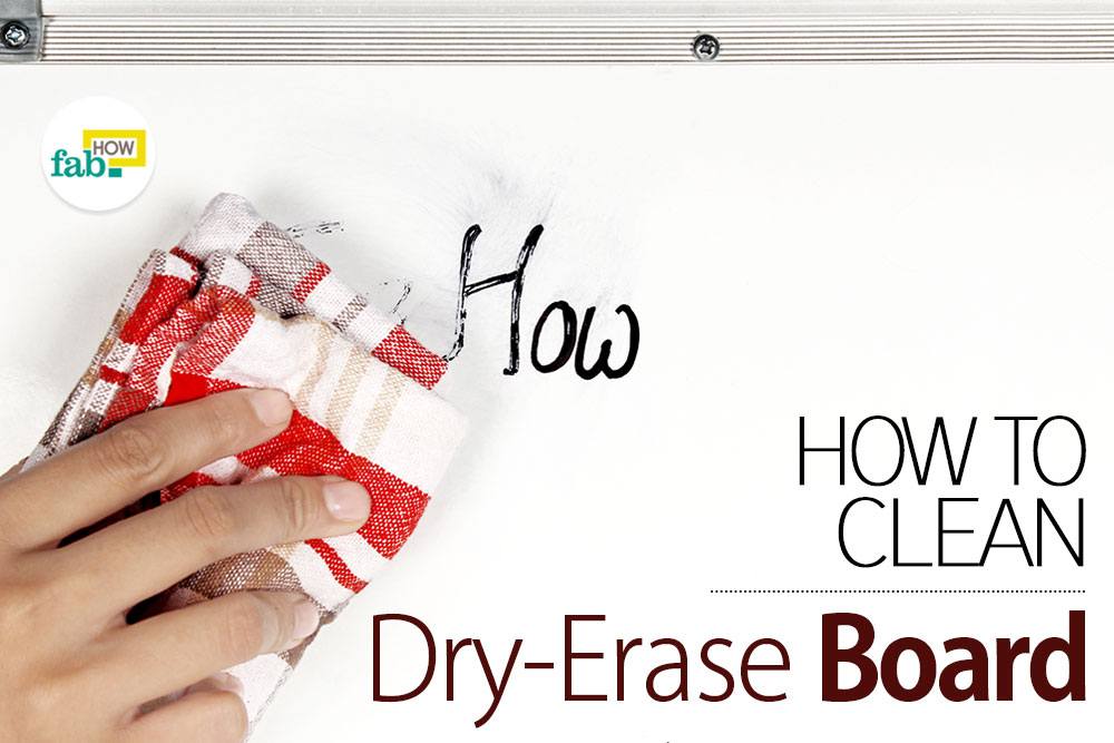 clean dry erase board
