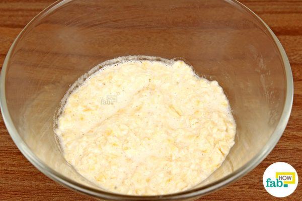 egg white, lemon and oatmeal for large pores
