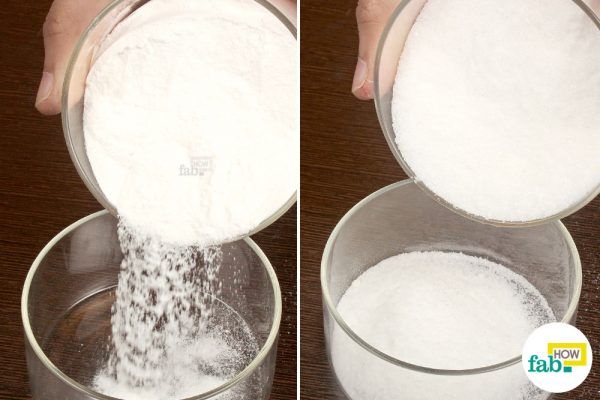 mix baking soda and sugar to get rid of ants in your house 