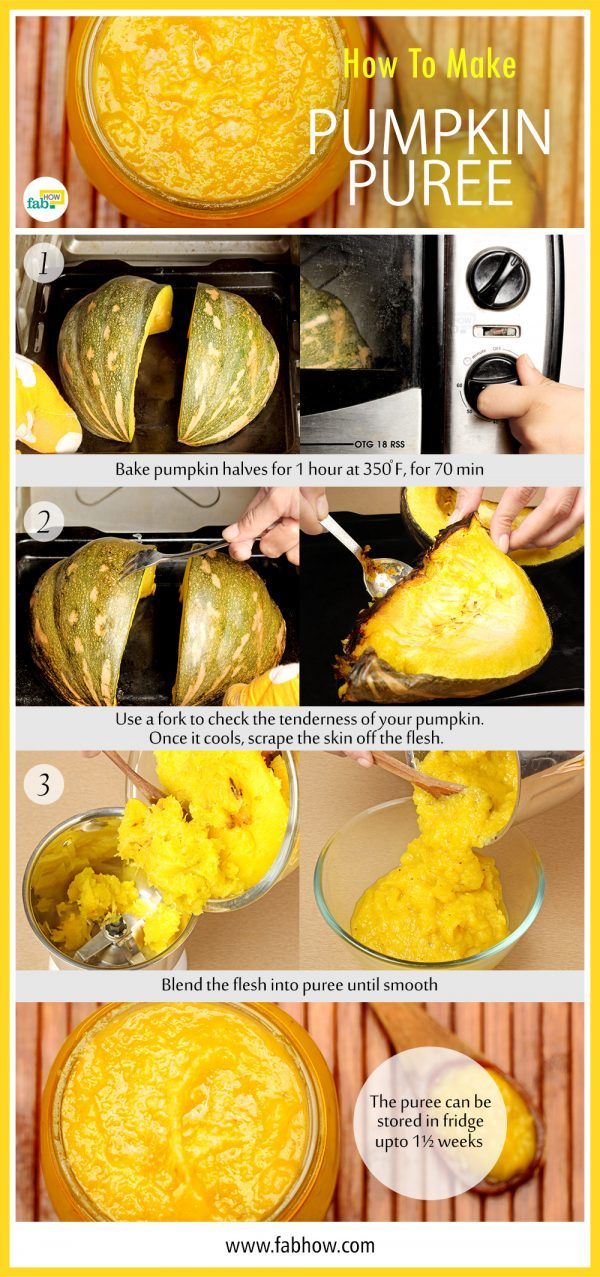 make pumpkin puree 