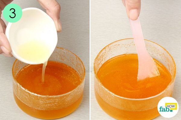 mix in lemon juice to remove unwanted facial hair
