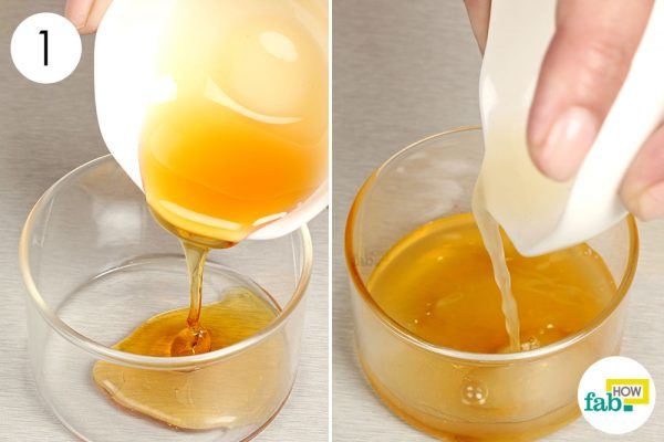 combine lemon juice and honey for facial blemishes
