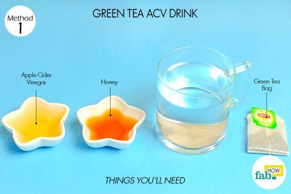 Use ACV in green tea for healthy weight loss
