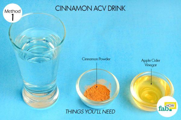 Cinnamon ACV drink for weight loss