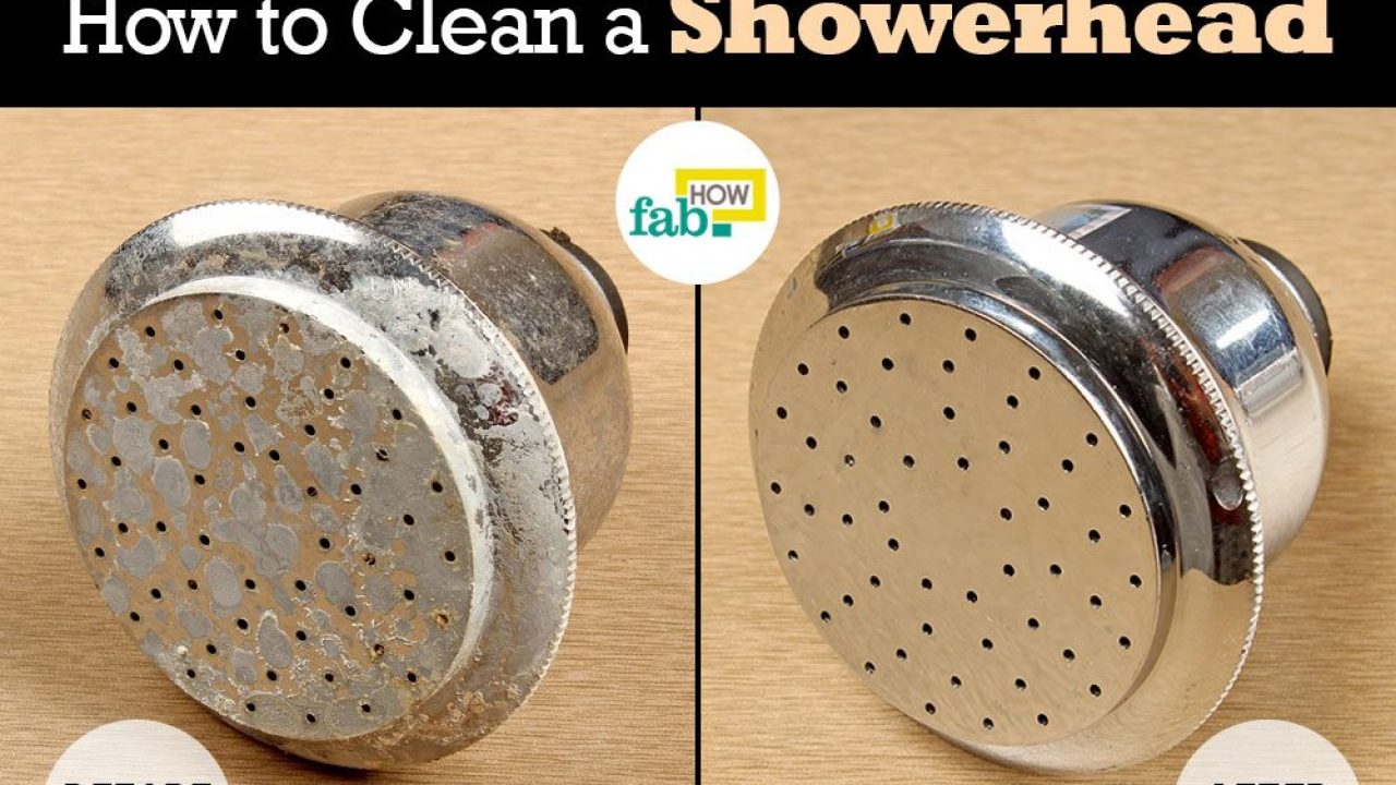 How to Clean a Shower Head with Baking Soda and Vinegar  Fab How