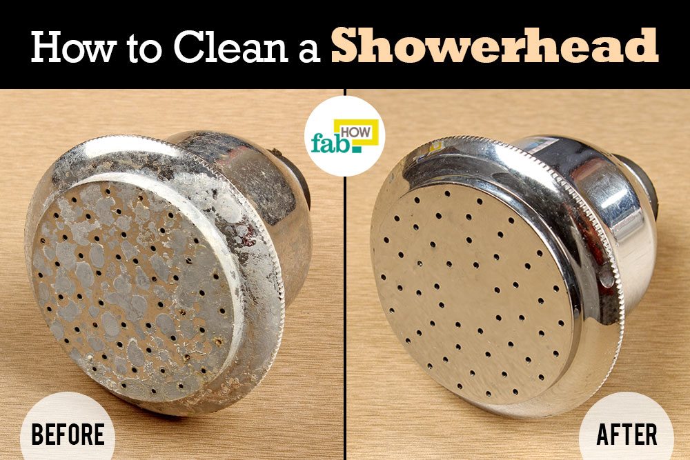 clean a showerhead