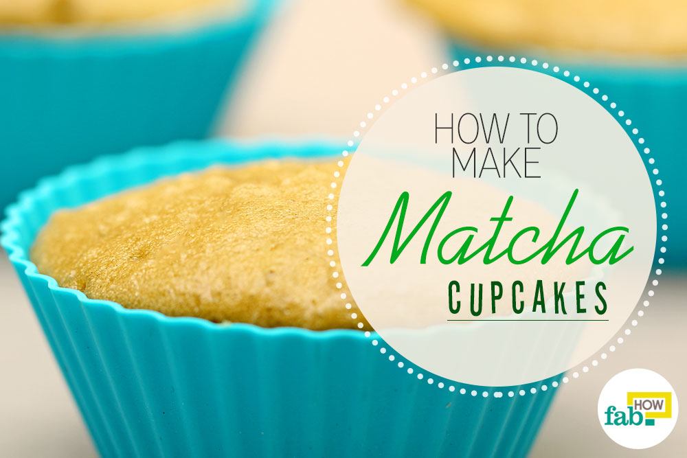 how to make matcha cup cakes