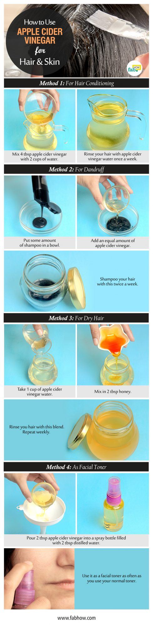 use acv for hair and skin 