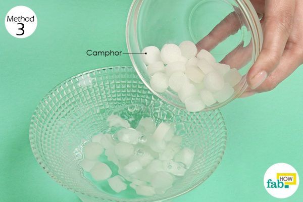 use camphor to get rid of mosquitoes