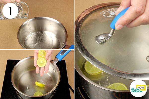 boil lemon to get rid of carpenter bees