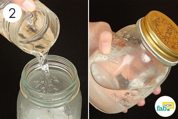 put water in the jar for stuffy nose