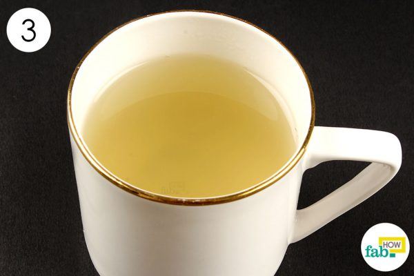 drink ginger tea for gas and bloating