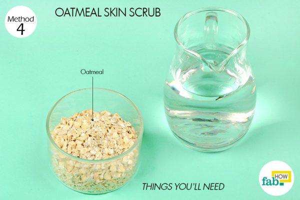oatmeal scrub keratosis pilaris