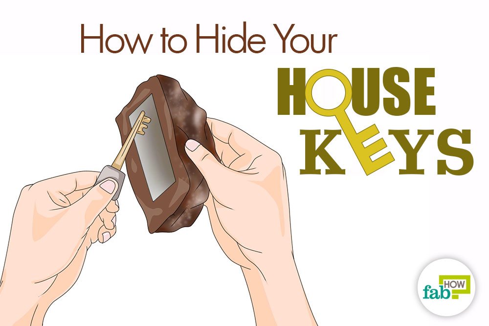 how to hide your spare house keys