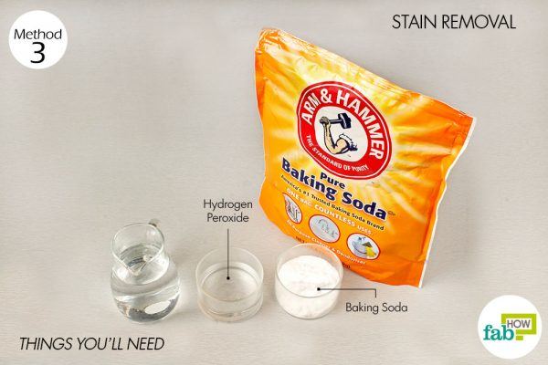 things need for cleaning laundry with baking soda