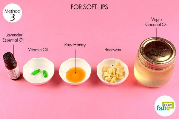 coconut oil for soft lips things need