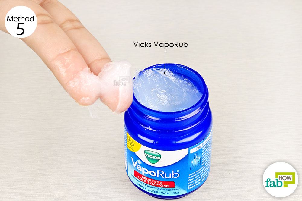 apply vicks on your chest and throat runny nose remedies runny nose runny