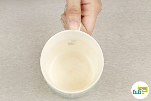 salt vinegar paste to remove coffee stains from mug 