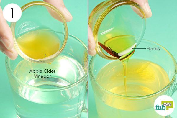combine acv and honey to treat indigestion