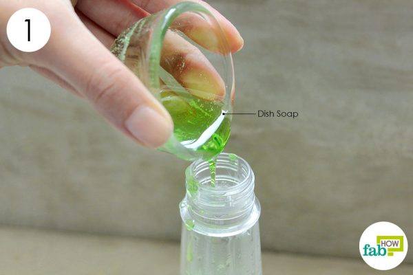 make cleaning solution to clean marble