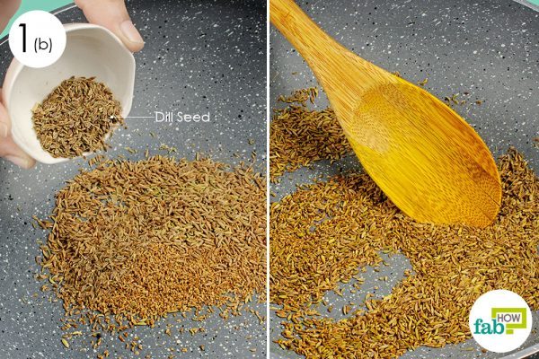 dry roast the seeds to treat indigestion