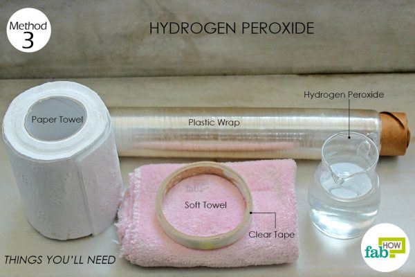 thingsneed using hydrogen peroxide to clean marble