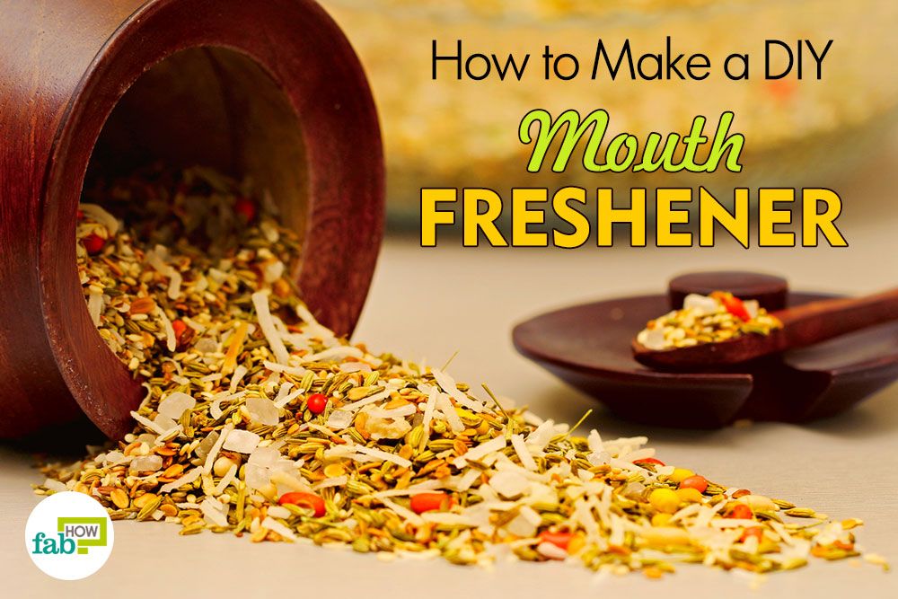 how to make DIY mouth freshener