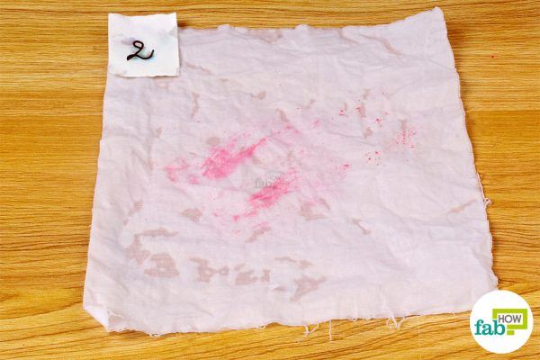 final remove paint stain from clothes using rubbing alcohol