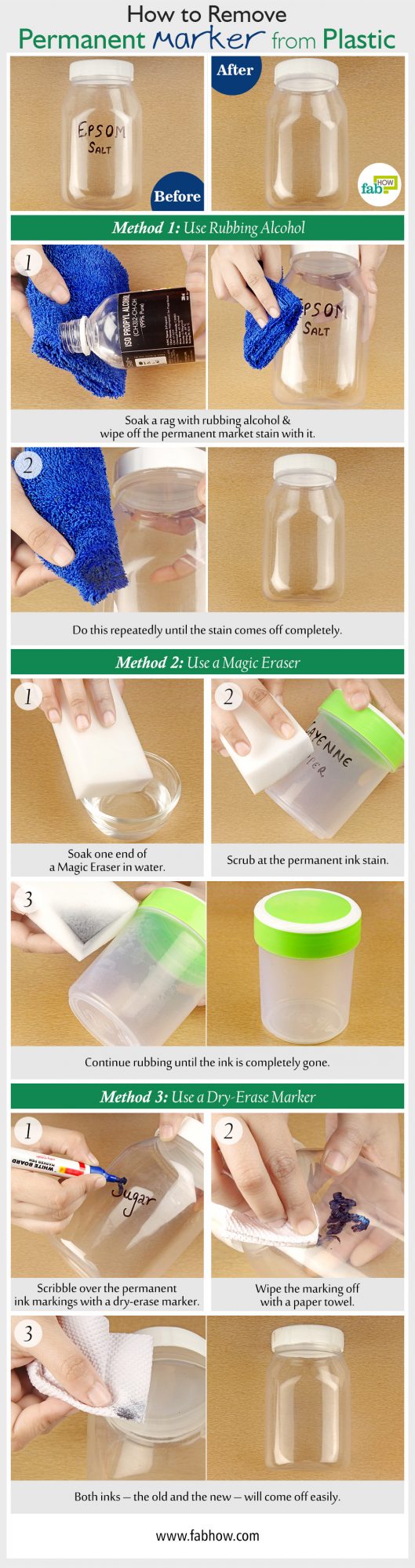 how to remove permanent marker from plastic