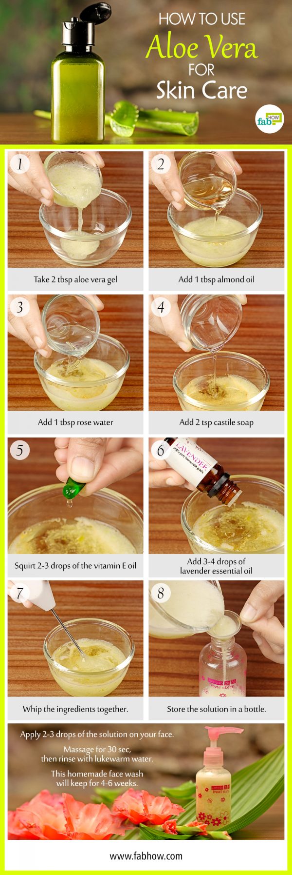 how to use aloe vera to get glowing skin