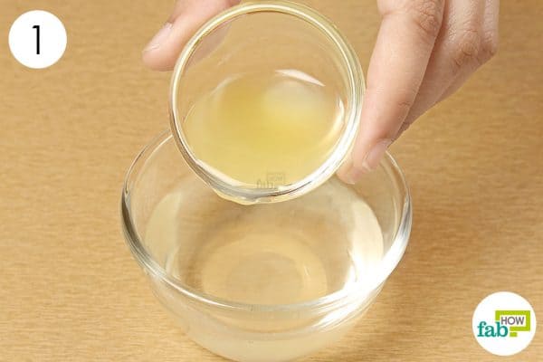 dilute lemon juice with water to reduce body odor