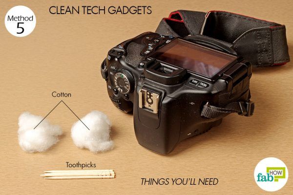 things you'll need to clean gadgets with toothpicks