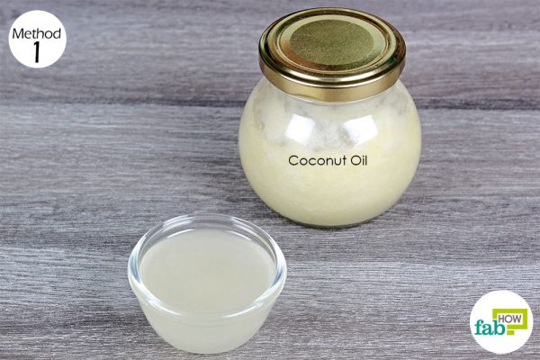 swish coconut oil around in your mouth