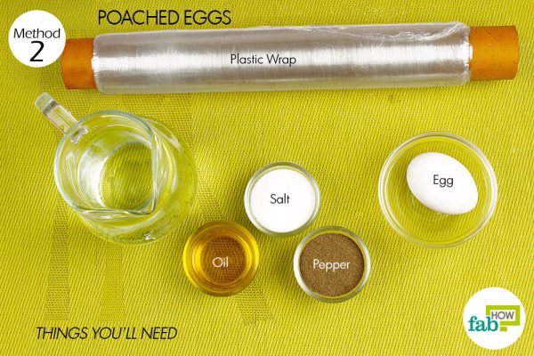 things you'll need to make poached eggs