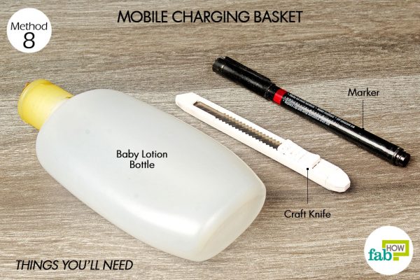 things you'll need to make phone case made for charging with plastic bottle